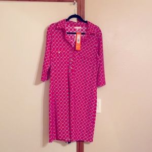 Jude Connolly Sloane Dress - Circle Geo Berry